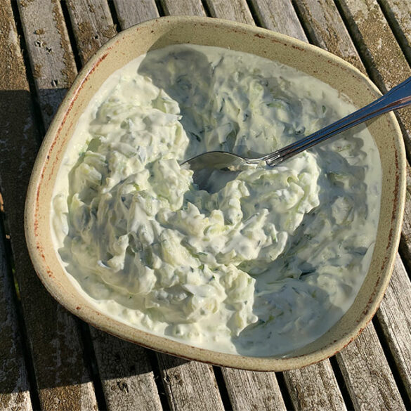 Tzatziki på cream fraiche